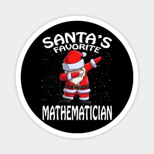 Santas Favorite Mathematician Christmas Magnet